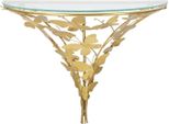 Mauro Ferretti Comodino A Parete Farfalle 44,5X24,5X34,5 Cm Oro