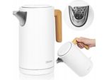 Zeegma Ketlee Bollitore Elettrico 2200W 1,7L In Acciaio Inox Bianco