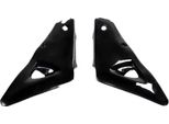Ufo Husqvarna 125/250/360 00-05 Cupolini Radiatore Nero Nero Taglia Unica