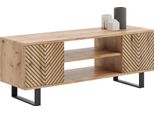 Focus Loft Mobile Rtv 135 Cm - Decoro Spina Di Pesce - Rovere Artigianale
