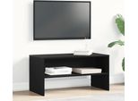 Maison Exclusive - Mobile Tv Effetto Rovere Nero 80X40X40 Cm Materiale Ligneo