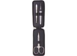 Astuccio Per Manicure Erbe Solingen Con Cerniera In Nero (3 Pezzi)