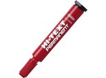 Hi-Text-830Pc Pennarello Permanente, Scalpello, Rosso