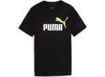 Puma Essentials 2 Graphics Nº1 Logo Maglietta A Maniche Corte Nera 11-12 Anni Ragazzi Nero 11-12 Anni
