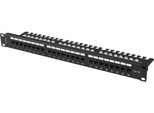 Lanberg PPU5-1124-B Lanberg 19" Patchpanel 1U 24-Port CAT.5E Utp + Kabelorg. Sw"