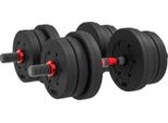 Fortuna Lai Set Manubri 2 In 1 20 Kg Manubri Regolabili E Bilancieri Professionali Allenamento Con Manubri E Sollevamento Pesi Per Il Fitness A Casa