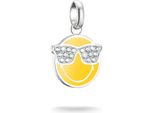 Thomas Sabo Smileyworld® Ciondolo Con Occhiali Da Sole Connect Argento