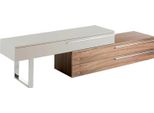 Angel Cerdá Mobili Tv In Legno Beige, Noce E Acciaio Cromato 3081