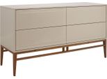 Credenza Angel Cerdá In Beige E Noce 3074