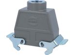04301160462 Harting Han 16B Custodia Per Gommini Alta, Uscita Cavo Diritto 1Xm25, Con 2 Traverse M25 A Vite