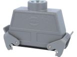 09300240730 Harting Han 24B Custodia Ad Alto Accoppiamento, 1Xpg21 Uscita Cavo Dritta, Con 2 Traverse PG21 Pressacavo