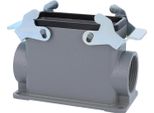 04301160231 Harting Han 16B Custodia A Base Alta, 1X Uscita Cavi Laterale PG29, Con 2 Traverse Attacco A Vite PG29