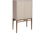 Credenza Alta Angel Cerdá In Beige E Noce 3073