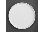 Olympia Whiteware Piatto Piano Rotondo 268 Mm (4 Pezzi)
