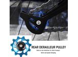 Keenso 11T Ruota Puleggia Deragliatore Posteriore �� Bike Puleggia Deragliatore Posteriore Per Mountain Bike Bicicletta Ricambi (Blu)