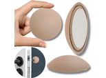 Fermaporta Autoadesivo Per Pareti E Porte, Beige, 40 Mm