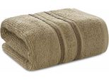 Eurofirany | Asciugamano Da Bagno - Asciugamano - 70 X 140 Cm - Beige - Terry - Cotone - Morbido