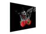 Tagliere In Vetro 52X40 Fragole