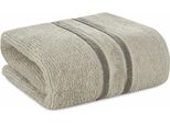 Eurofirany | Asciugamano - 30 X 50 Cm - Asciugamano Da Bagno - Beige - Cotone - Morbido