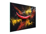 Tagliere In Vetro 52X40 Peperoncino
