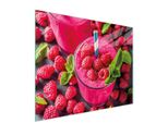 Tagliere In Vetro 52X40 Lamponi