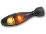 Kellermann Luce Posteriore, Luce Freno, Indicatore Di Direzione Micro 1000 Df Dark, Nero, Lente Singola Colorata