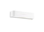 Applique Moderna Posta Metallo Bianco 2 Luci E14