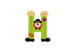 Trudi Lettere Di Legno Clown : Lettera H Ordinamento Delle Lettere: Lettera H