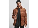 Urban Classics - Boxy Puffer Kord Winterjacke Braun - S