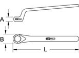 Ks Tools Chiave Ad Anello Con Isolamento Protettivo 3/8" - 117.2271"