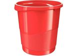 Cestino Esselte Vivida, Plastica, 14 L, Rosso