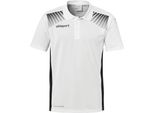 Uhlsport Goal Polo Uomo Bianco/Nero Xxl