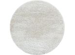 Teppium Tappeto A Pelo Alto Unito Super Morbido Shaggy Soffice E Accogliente Per Soggiorno Moderno, Dimensioni: 80 Cm Rotondo