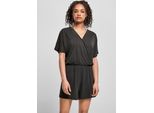 Urban Classics Donna - Tuta Corta Modal Schwarz - Xs