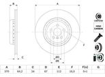 Disco Freno Posteriore Bmw 7/8/X4/X5 2,0-4,4 15-