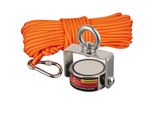 Set Di Magneti Al Neodimio, Ruotabili A 360 Gradi, Forza Di Tenuta Di 180 Kg, Arancione, Forza Di Trazione Magnetica