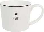 Tazza Clayre & Eef 275 Ml In Vetroceramica Bianca Star