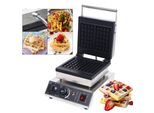 Macchina Per Waffle Commerciale, Potenza 1500W, Rivestimento Antiaderente In Teflon, Nero, Ue