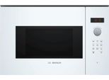 Forno A Microonde Da Incasso Solo Da 20 Litri E 800 W, Bianco Bosch Bfl523Mw1F