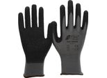 12X Nitras Nylotex, Guanti In Nylon Con Rivestimento In Lattice Misura 1| Confezione (12 Paia)
