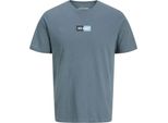 Jack & Jones Pan Kurzarm T-Shirt Grau L Herren Grau L