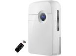 Deumidificatore Elettrico - Deumidificatore Per Ambienti - Potenza 40 W - Serbatoio Dell'acqua Da 2,5 L - Timer 24 Ore - Doppio Scarico - 240 V - Bianco