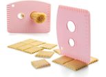 Raschietto Per Impasto Ibili, Plastica, 12X12 Cm, Rosa