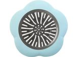 Filtro Per Lavello Ibili-Kitchen Aids, Plastica/Silicone, 7 Cm, Nero/Turchese