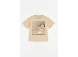 Mod Jeans | Maglietta Bambina Postponed Success - Beige - 100% Cotone - Traspirante E Confortevole Taglia 152, Età 12 Anni