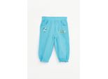 Mod Jeans | Pantaloni Bambina In Cotone - Ricamo Floreale - Azzurro - Comodi E Traspiranti - Ideali Per Tutti I Giorni Taglia 98, Età 3 Anni