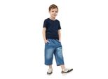 Mod Jeans | Pantaloncini Di Jeans Per Ragazzi - Blu Scuro - 100% Cotone - Taglio Comodo - Tasche Pratiche Taglia 134, Weike 9 Anni