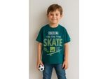 T-Shirt Da Bambino Mod Jeans - 100 % Cotone - Taglia 134, Età 9 Anni - Verde Smeraldo