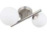 Plafoniera Soggiorno Lampada Da Soffitto A Led Faretto Da Soffitto 2 Fiamme Globo 56140-2W