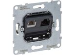 Legrand Seano Presa Dati RJ11+RJ45 Cat. 6 Utp, Inserto, Presa Combinata Con Attacco RJ11 Per Connessione Telefonica E Dati (RJ45, Cat. 6, Utp), 765089